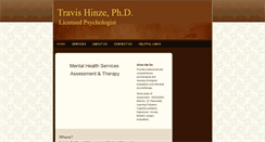 Desktop Screenshot of hinzephd.com